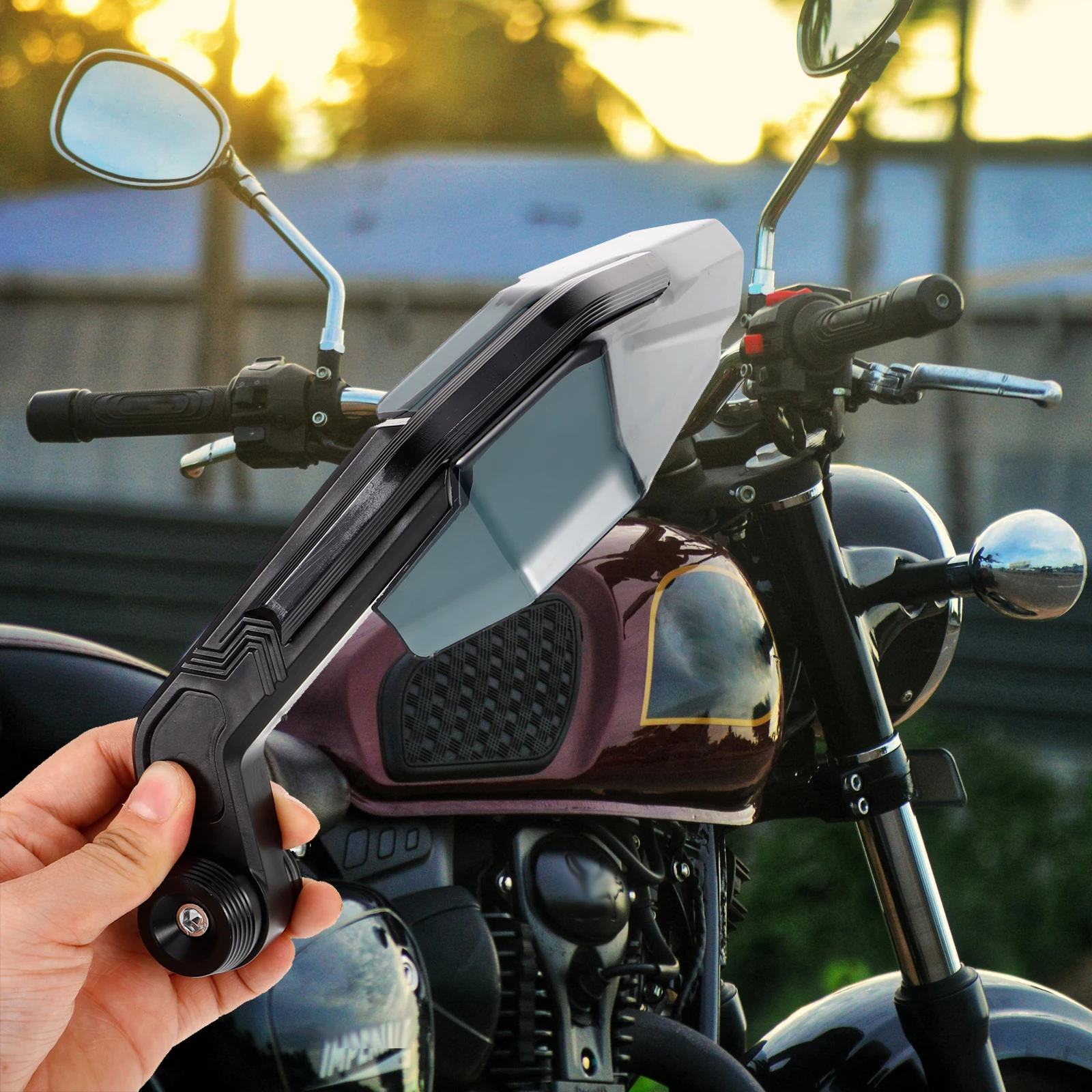 

1Pair Motorcycle Handguard Durable Electric Bike Handlebar Protector Wind Shield Motorcycle Accessories Universal Hand Guards