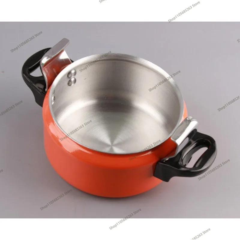 Commercial Pressure Cooker Induction Compatible Stainless Steel 2L for Restaurant Fast Cooking Soup Pot
