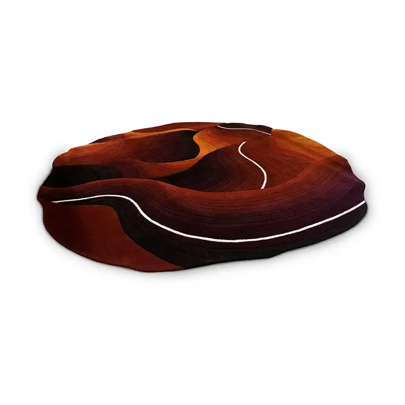 2026 Living room round carpet machine customized floor mat modern carpet