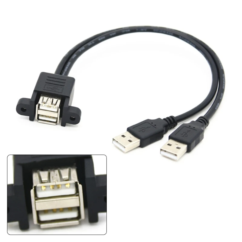 Cáp USB 2.0 A từ đực sang cái có giá đỡ để gắn bảng điều khiển dễ dàng