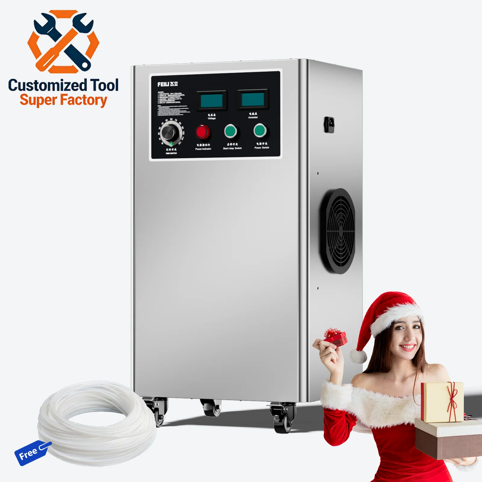 1000G ozone machine, industrial ozone generator, water treatment, ozone generator, swimming pool water treatment