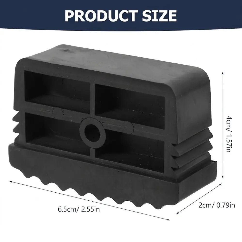 Non Slip Ladder Rubber Feet Replacement Anti Slip Base Pads Heavy Duty Protective Cover Mat For Folding Step Ladder
