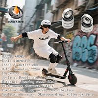 4P/5P/8P 608RS Bearing 8X22X7 mm ABEC-7 Skateboard Scooter 608 2RS Ball Bearing Miniature Skate Roller 608-2RS 608 RS Bearing