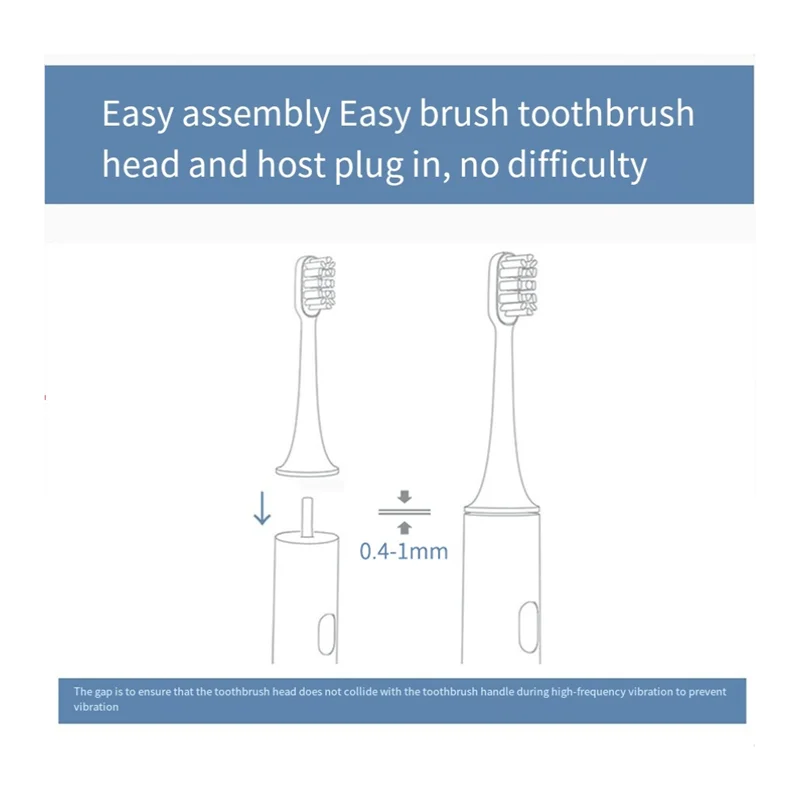 A88X 8PCS Replacement Toothbrush Heads For SOOCAS X3pro/X3U/X5/V1/V2/X1 Electric Toothbrush Deep Cleaning Replace Spare Parts