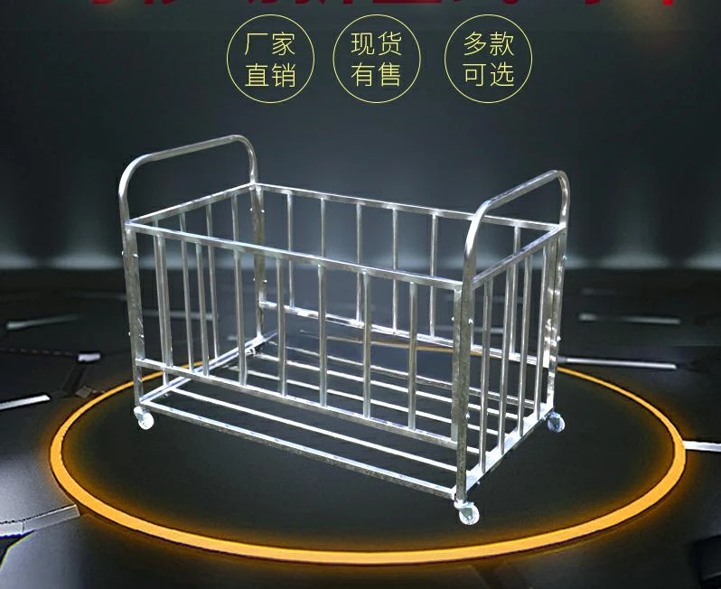 Stainless steel basketball car storage car basketball ball rack basketball storage car storage ball frame can be moved.