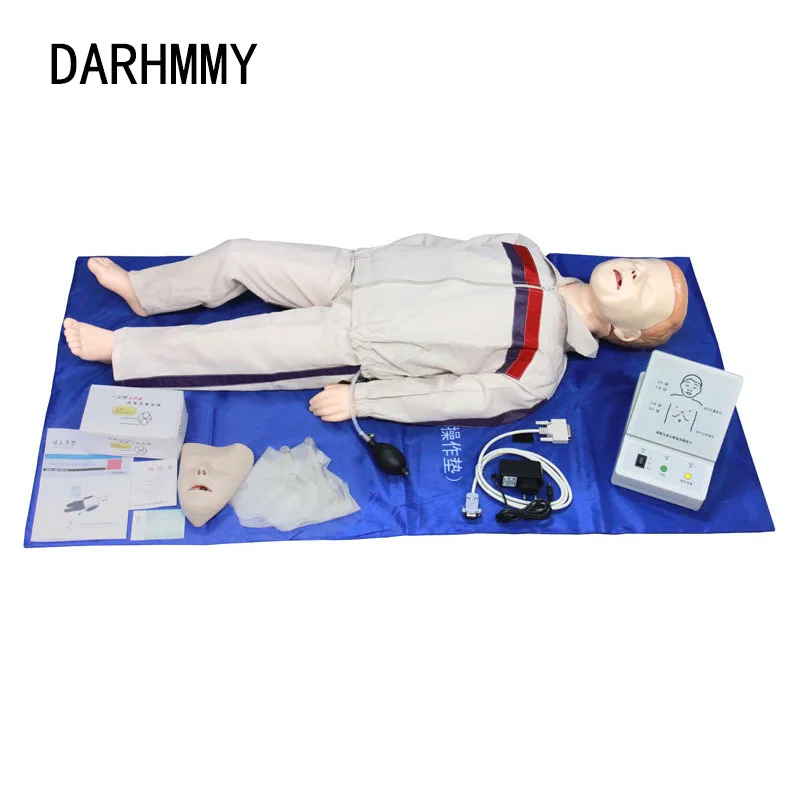 

DARHMMY Child CPR Training Manikin Cardiopulmonary Resuscitation Simulates Human First Aid Training Model