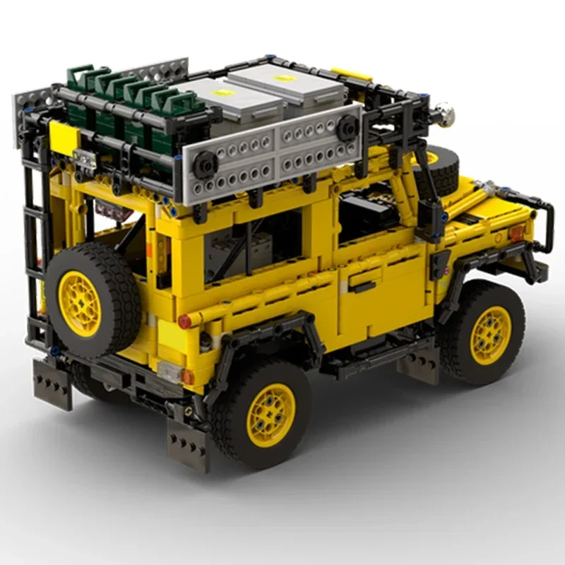 Moc-bloques de construcción modelo de coche clásico, medalla de oro, defensor, ladrillos técnicos, montaje de bricolaje, juguete de construcción para niños, regalo de vacaciones