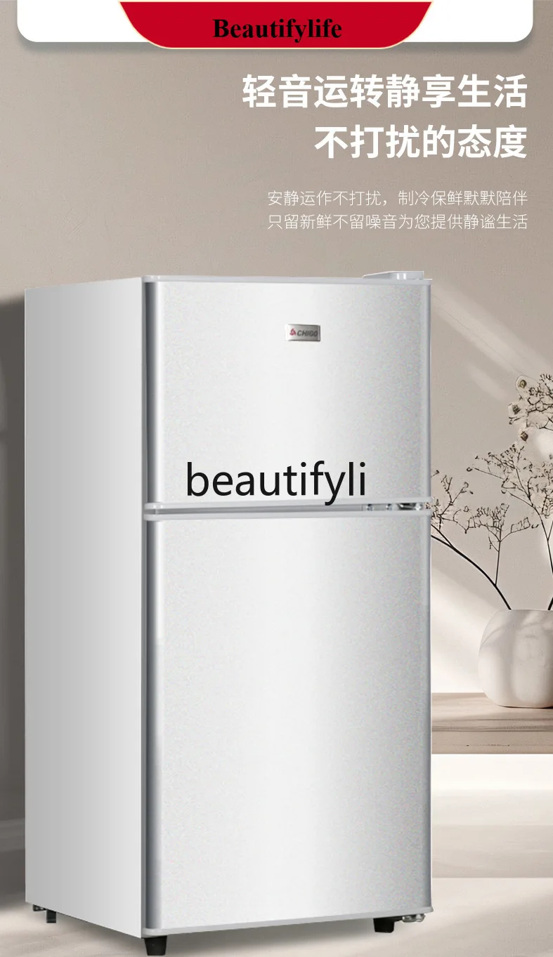 

AB02 Холодильник Мини Замороженный Охлаждаемый Двухдверный Бытовой Общежитие Прокат Комната Маленький Холодильник