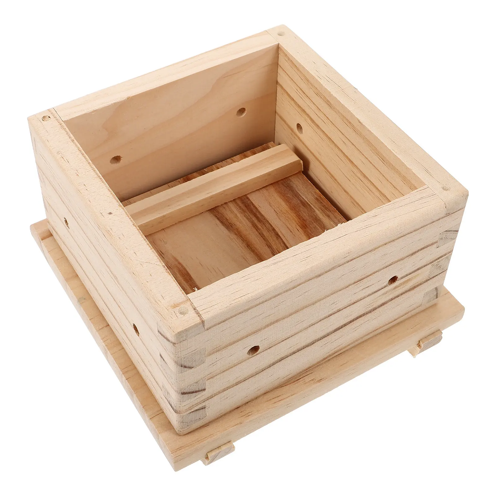 DIY Tofu Mold Wooden Pressing Tool Homemade Bean Curd Makers Kitchen Tofu Making Molds Kitchen Tool Bean Curd Making Mold