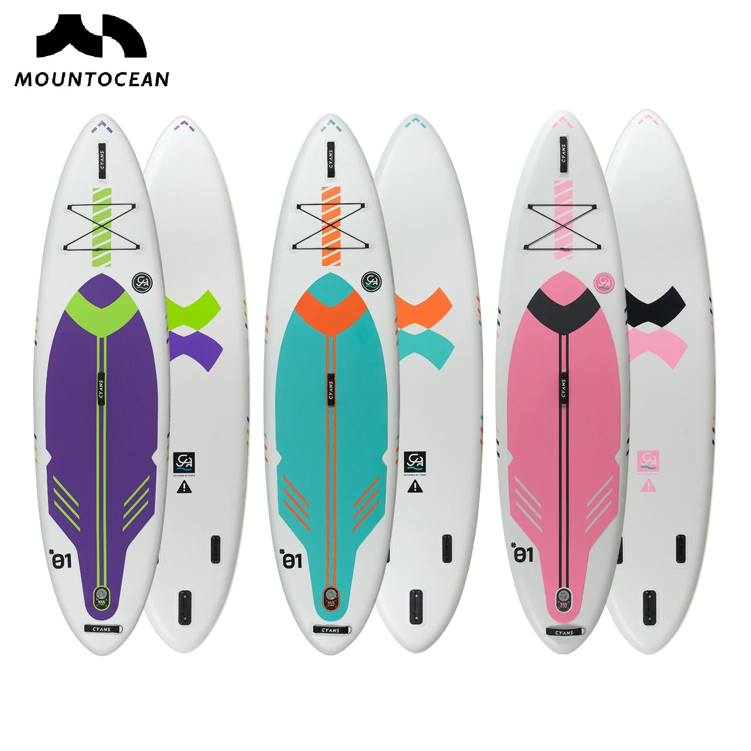 10 feet 6 pink purple blue SUP board paddleboard /surfing fishing yoga kayak/ tri fin side fins/ accessories/ beginner board