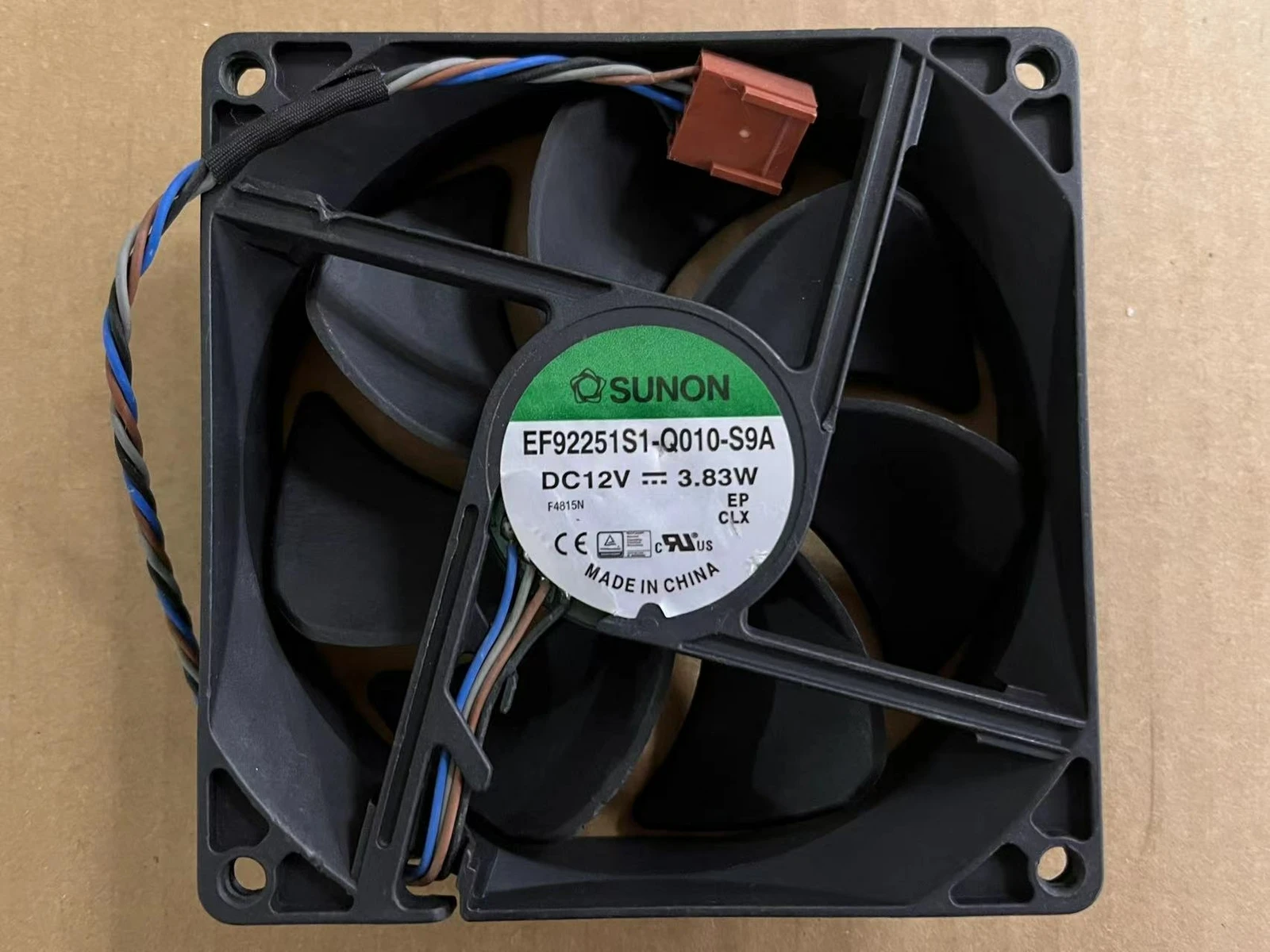 FOR SUNON EF92251S1-Q010-S9A 9225 12V 3.83W 4-wire chassis cooling fan