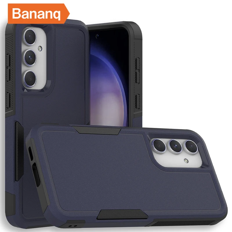 Bananq Shockproof Armor Case For Samsung S23 S22 S21 Ultra Plus Cover For Galaxy A05 A05S A25 A15 A14 4G A35 A55 A34 A54 5G