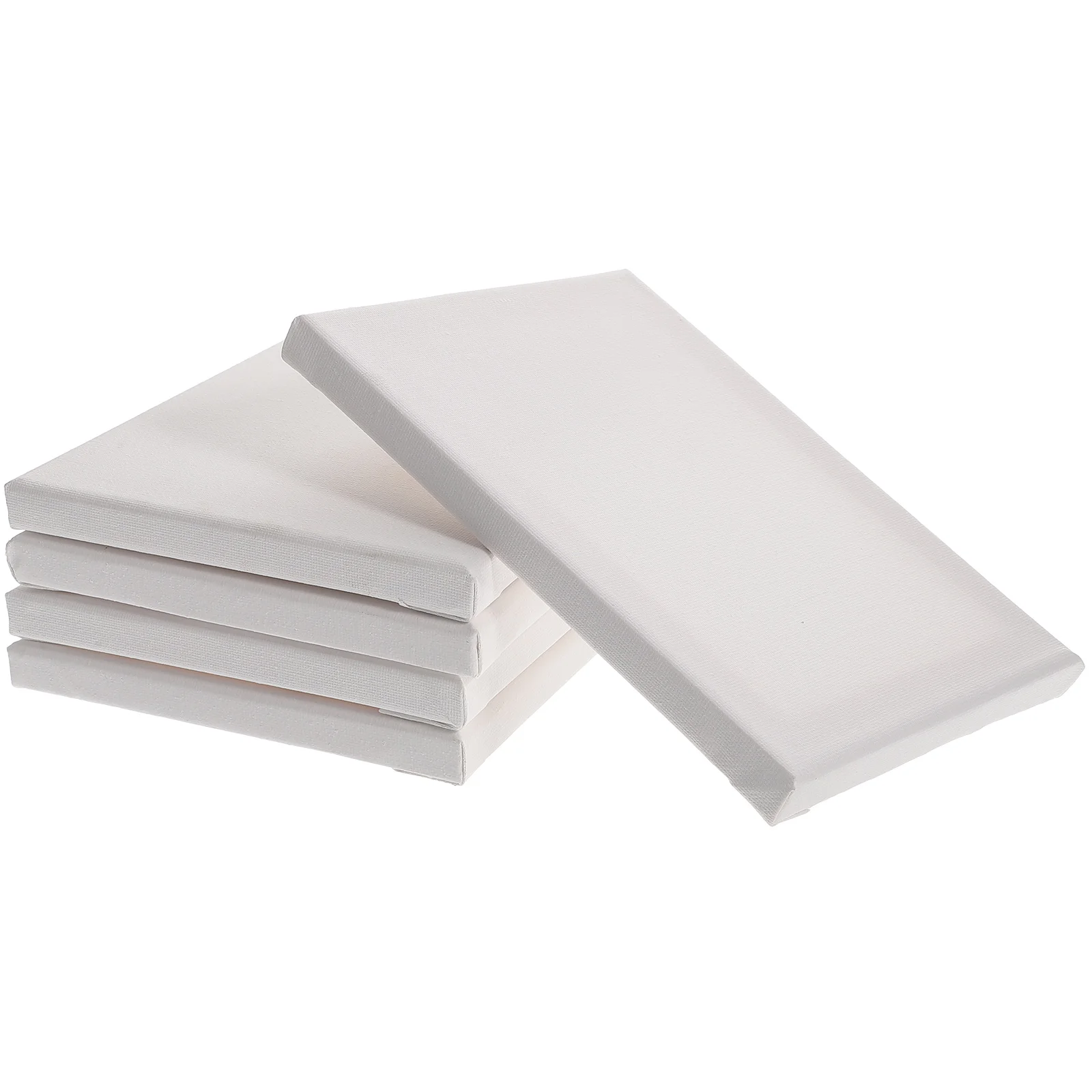 5 Pcs Oil Painting Frame 6x8 Canvases for Small Bulk Watercolor Acrylic Board Stretched Dimmable