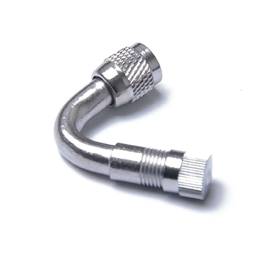 AliExpress 45/90/135 Degree Angle Brass Air Tyre Valve Stem with Extension Adapter Multicolors Electric Bicycle Valves