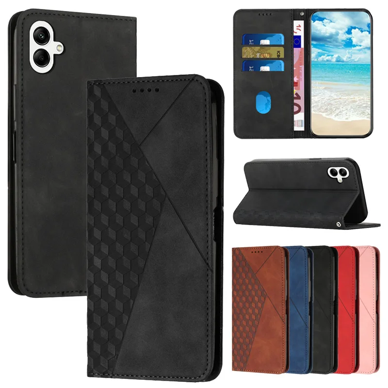 For Samsung A06 SM-A065F Case Magnetic Flip Case For Samsung Galaxy A06 Cover Protector Phone Cases A 06 SM-A065M A16 Etui Funda