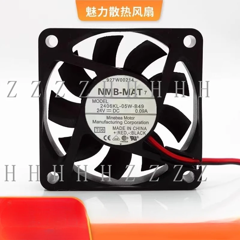 

Вентилятор охлаждения инвертора Z NMB-MAT7 2406KL-05W-B49 6015 DC24V 0.09A 6CM 2-проводной