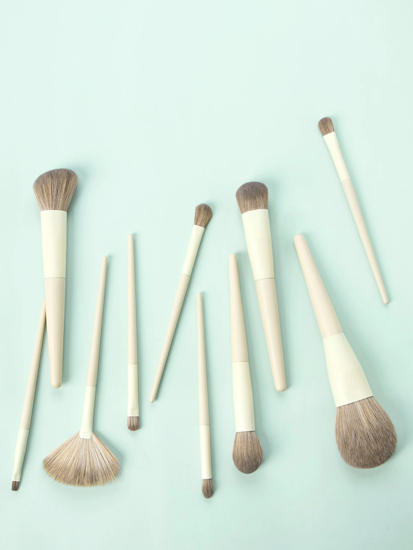 10 PCS Multi functional specialty Makeup Brushes Set Eye Shadow Foundation Women Cosmetic loose Powder Blush Blending Beauty con