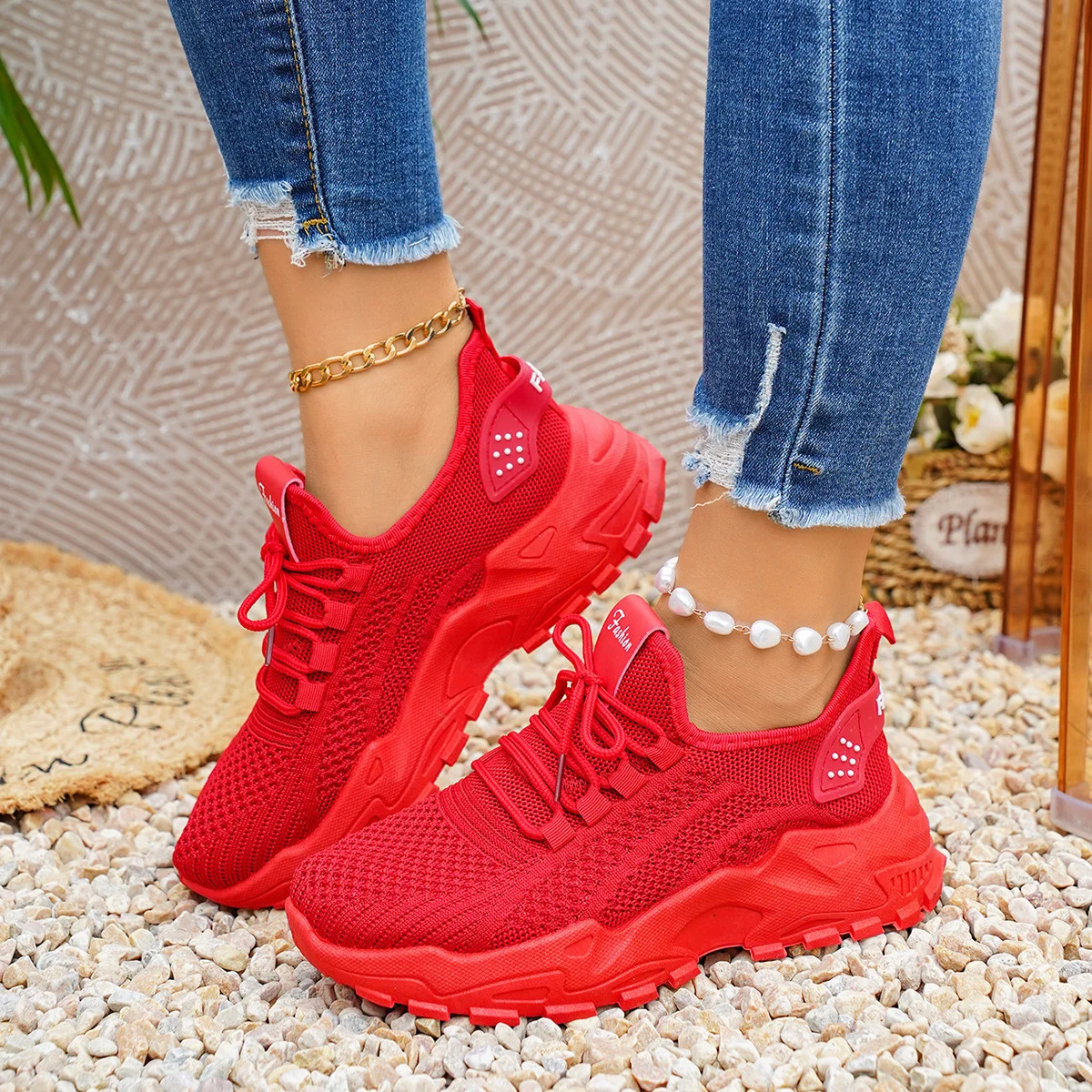 Grube platformowe sneakersy ty – Running Shoes Lightweight recenzja i cena