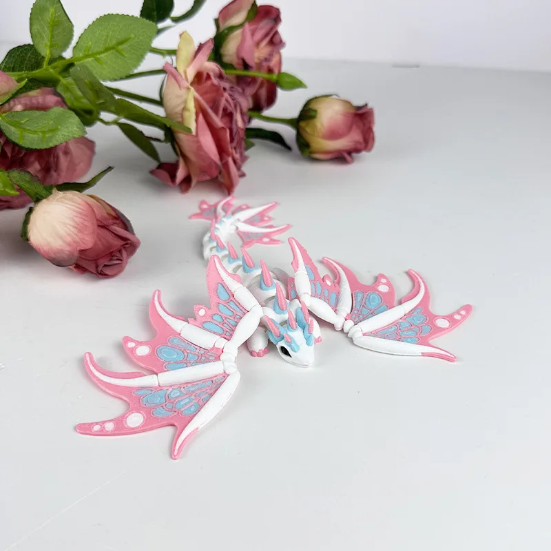 ثلاثية الأبعاد مطبوعة الإمبراطور التنين دائم سطح المكتب الديكور زخرفة صغيرة هدية عيد ميلاد تمثال على شكل حيوان