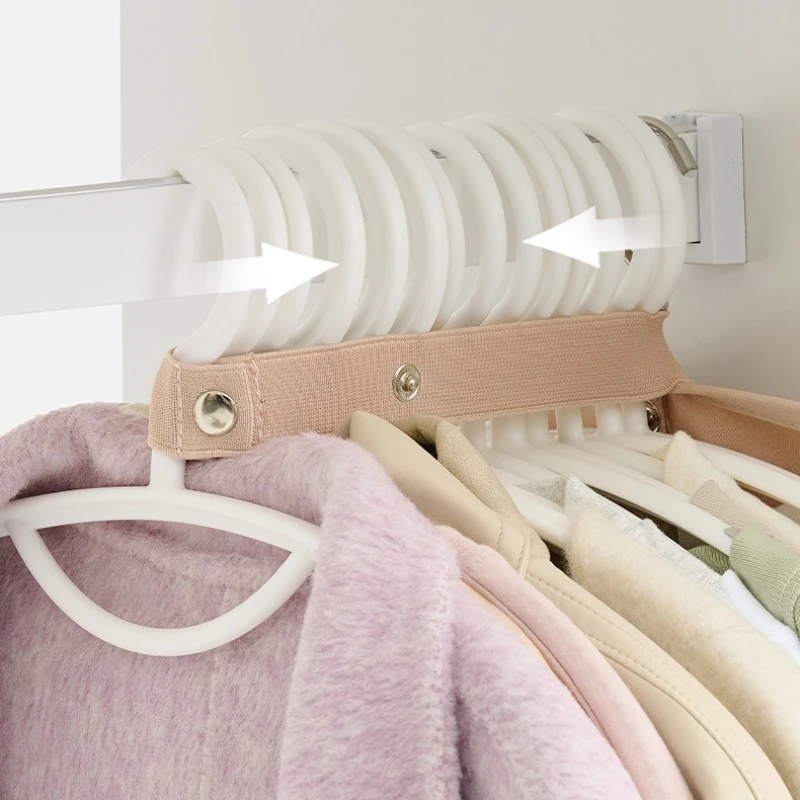 Image 4: Sangle de compression pour armoire, gain de place pour vestes, manteaux, pulls, sacs de rangement de voyage
