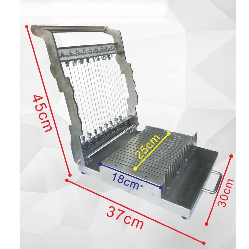 دليل آلة قطع كتلة زبدة الجبن السجق التوفو القاطع القطاعة شريط الصابون أداة القطع السوشي لفة آلة قطع القطع