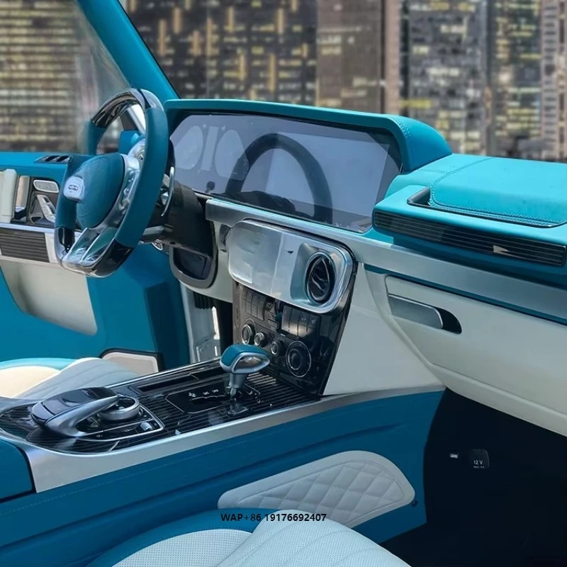 MIDDLE Latest Design Emerald Blue 2002-2018 Car Interior Accessories G Class Interior Upgrade for  W463 to W464