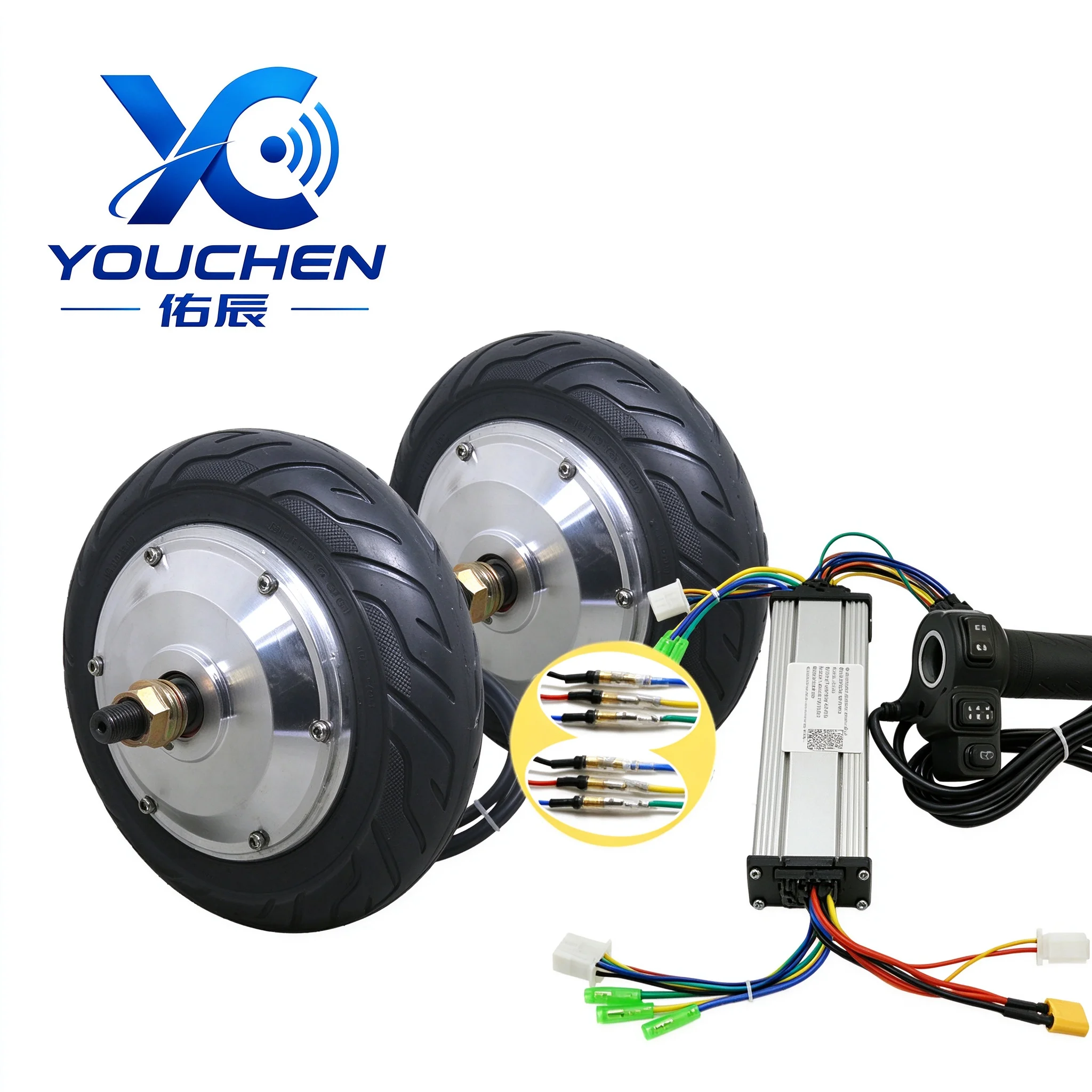 8 Inch DC Brushless Gear Hub Motor 24V 250W 36V 320W Low Speed Electric Wheel for AGV Robot Food Cart 200kg Load