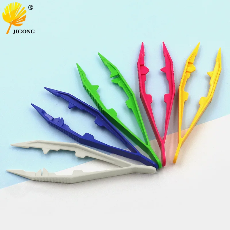 Bean tweezers Children's DIY tool clip Plastic clip Bean tweezers Plastic tweezers Bean fetching accessories Tools