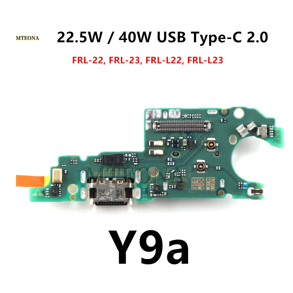 

Разъем док-станции для зарядного устройства USB для Huawei Y9A, гибкий кабель для зарядки микрофона, 22,5 Вт/40 Вт, проводной (зависит от региона)