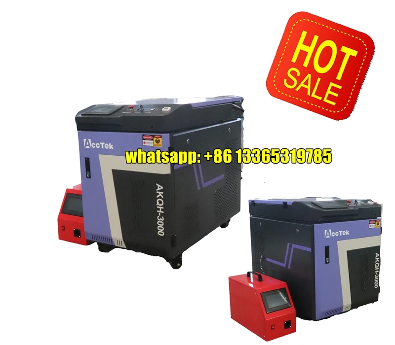 AccTek 3000w Laser Welding Machine 3in1 380v Multi-Function Soldadora Laser Handheld Laser Cleaning Welding Cutting Machine