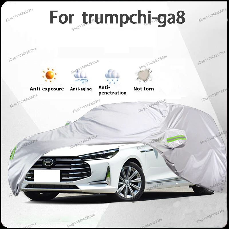 

For Trumpchi GA8 Fit Car Cover - Waterproof, Dustproof, Sunshade (UV), Snowproof | Silve Full Cover with All-Day Protection