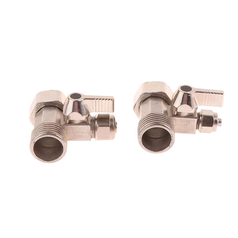 1PC Water Filter Purifier Adapter 1/2'' To 1/4" Ball Valve Faucet Tap Safe Zinc Alloy Joint Universal Valve Accessories Replace