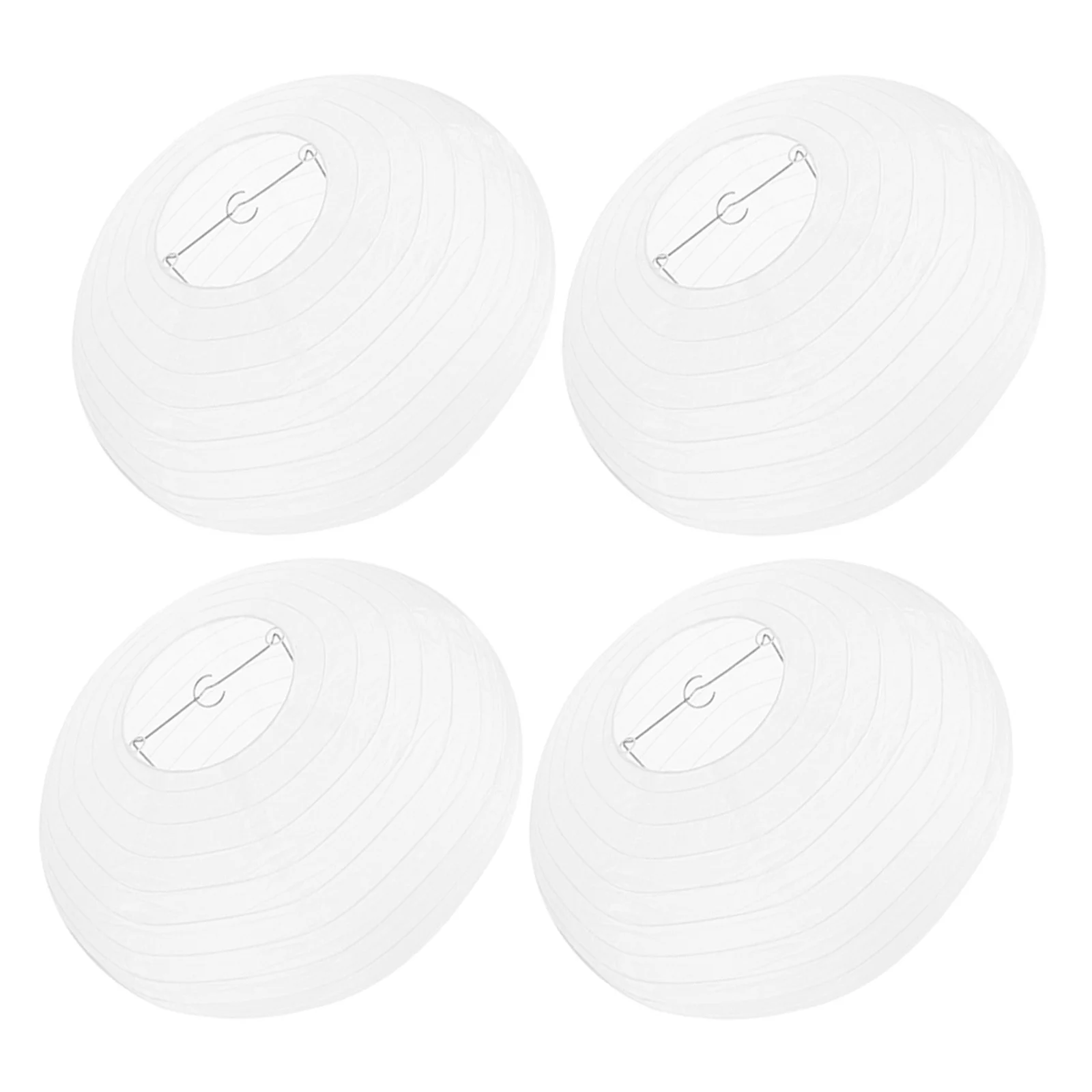 

4Pcs Paper Lampshade DIY Foldable Lantern Cover for Hanging Pendant Lamp Stain Resistant Decorative Light Shade for Room