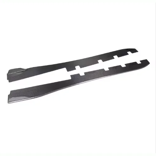 F8 Dry Carbon Fiber Body Kit Side Skirts Door Extension Lip Spoiler for F8 Tributo Spider