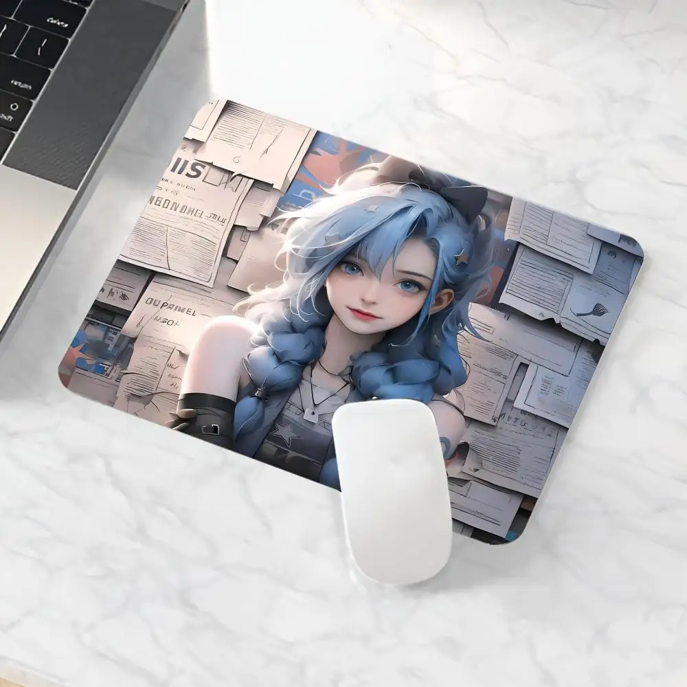 

Cute Anime Girl Mouse Pad Game Mause Pads Laptops Small Wrist Protector Supplies Luxury Notebook Accessories