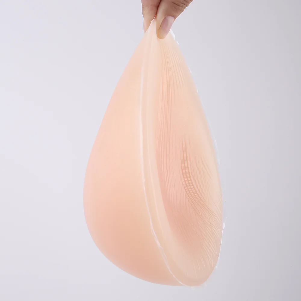 Tgirl Sticky Boobs Self-adhesive Realistic Big Boobs 2Pcs Silicone Tit Pad Breasts Form Push Up for Shemale Cosplay