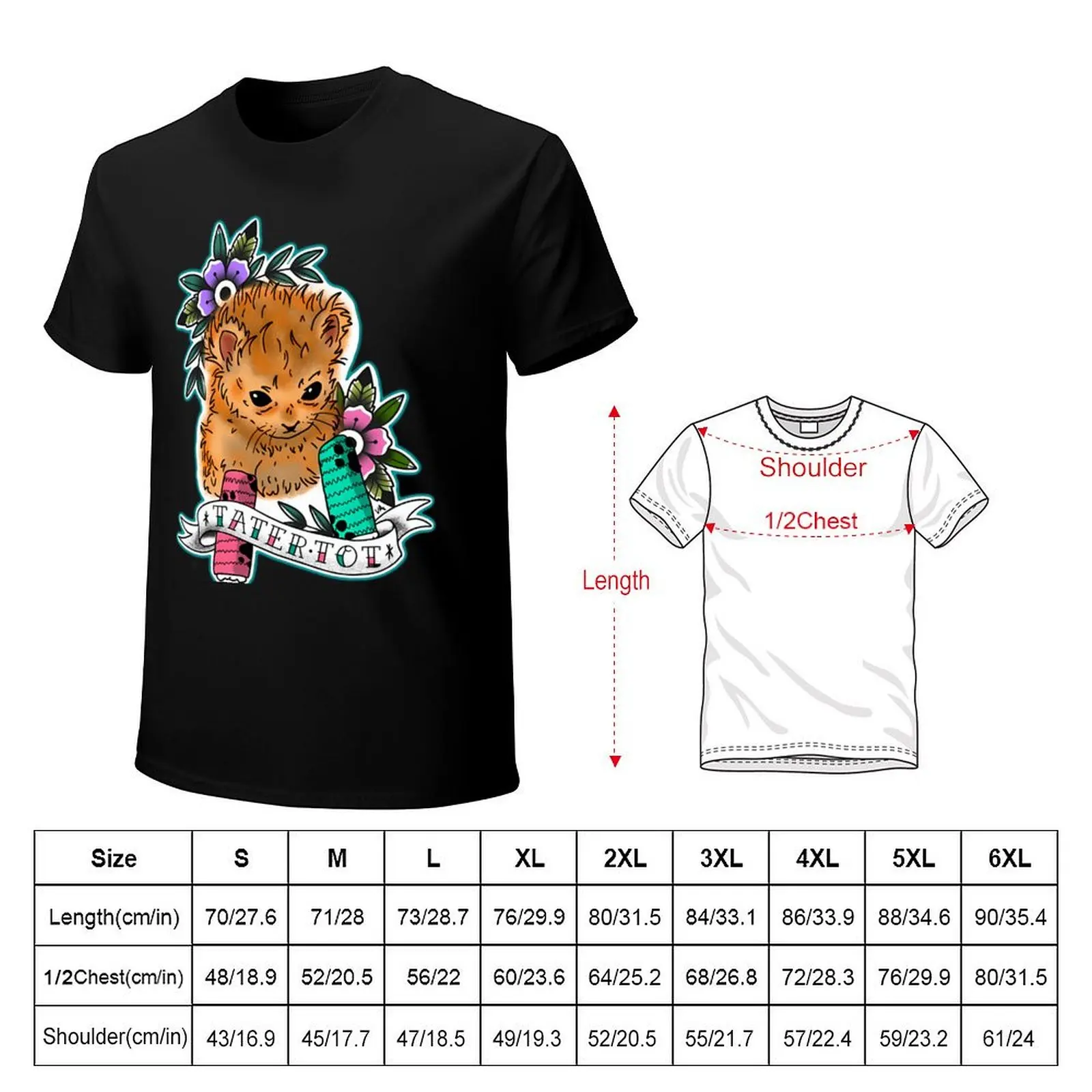 Tater Tot Tattoo T-Shirt t shirts with prints T-Shirt