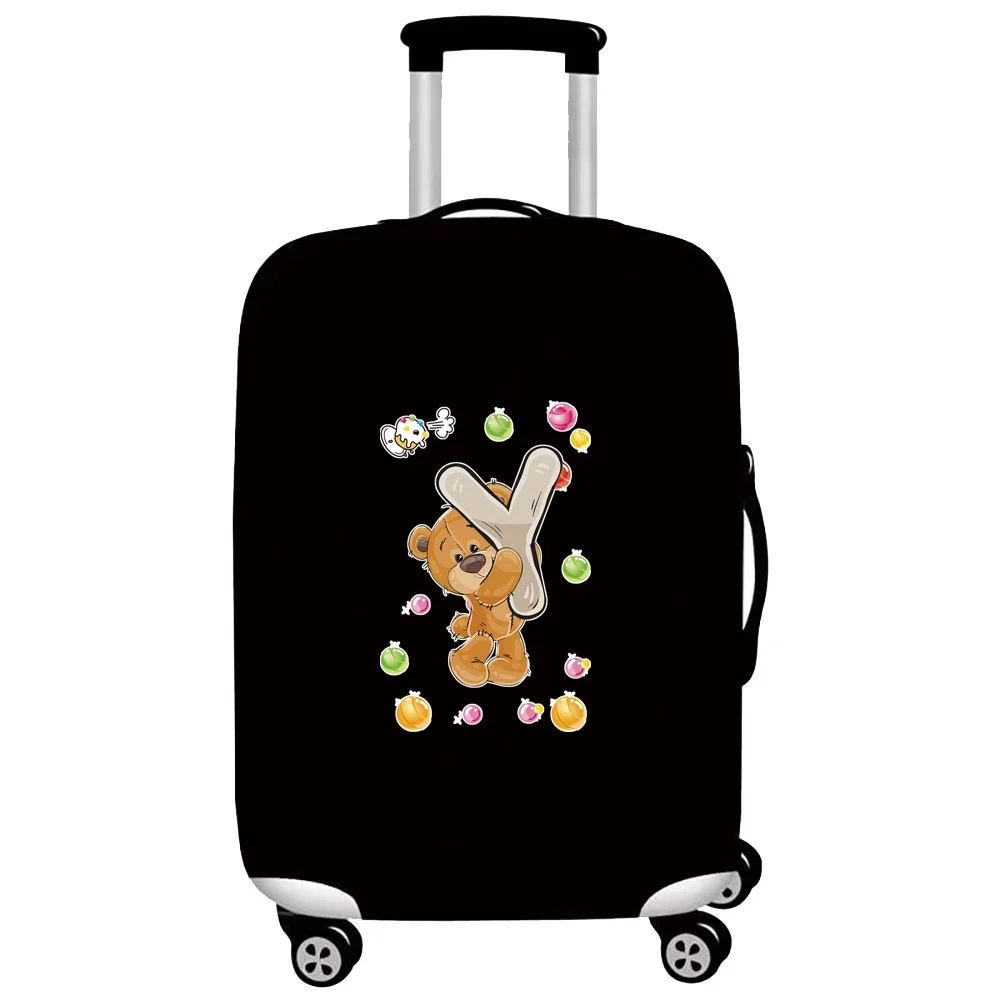 Bagagehoes Stretch Stof Koffer Beschermer Bagage Stofhoes Geschikt 18-32 Inch Koffertas Travel Organizer Beer Serie