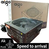 Aigo AK 500W PC PSU Power Supply Unit Black Gaming Quiet 120mm RGB Fan 24pin 12V ATX Desktop Computer Power Supply for BTC