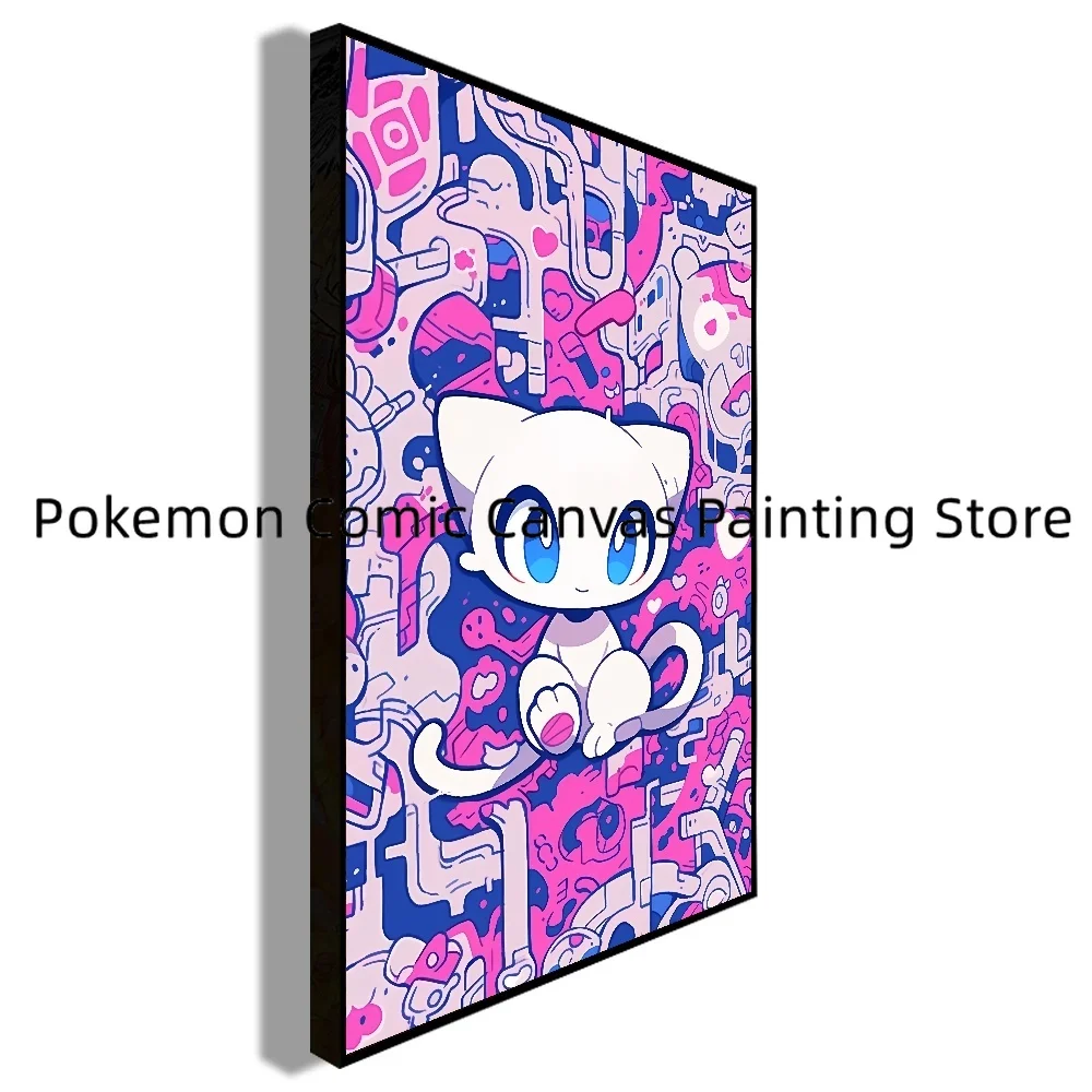 Rondom Japanse Anime Pokemon Kawaii Stickers En Posters Slaapkamer Woondecoratie Accessoires Canvas Muur Kinderen Cadeau