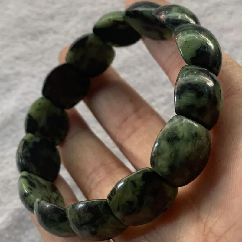 

Натуральный браслет, тибетский нефрит, изысканная резьба ручной работы, простой и универсальный браслет для мужчин и женщин