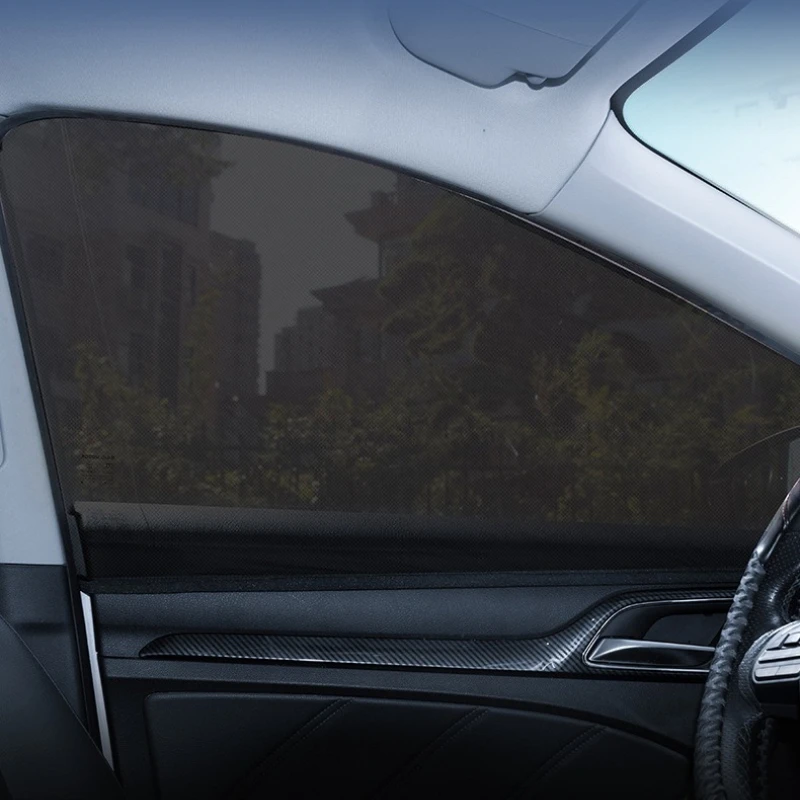 Car Window Mosquito Net Anti Insect Vehicle Sunshade Privacy Curtain Mesh Cover Ventilation Screen for Auto Side Window Use