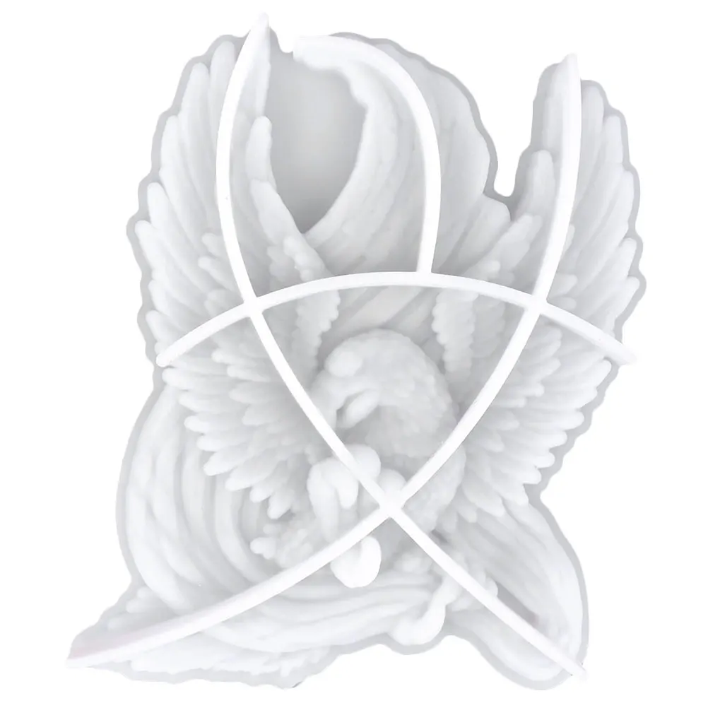 

1 Silicone Eagle Mold for Resin Crafts 9203 White Wall Decor Pendant DIY Tool Easy Demold Durable Smooth Interior Detailed