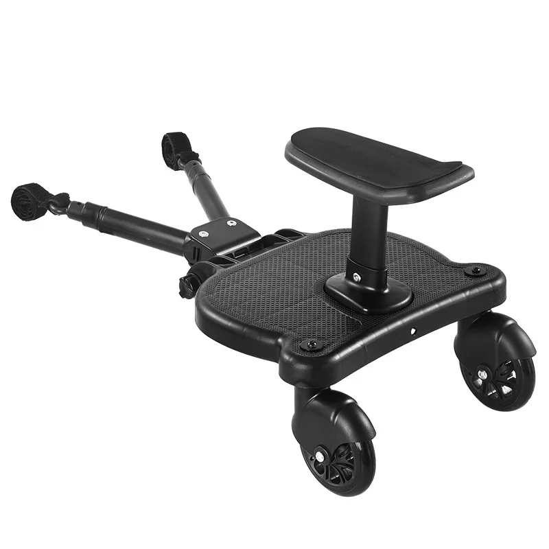 

2-in-1 Convertible Stroller Seat & Safety Trailer - Lightweight Foldable Platform for Twin Toddlers Outdoor Trips