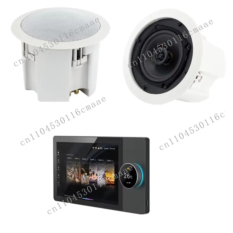 Android operating system smart home gateway touch screen central control panel with App control method