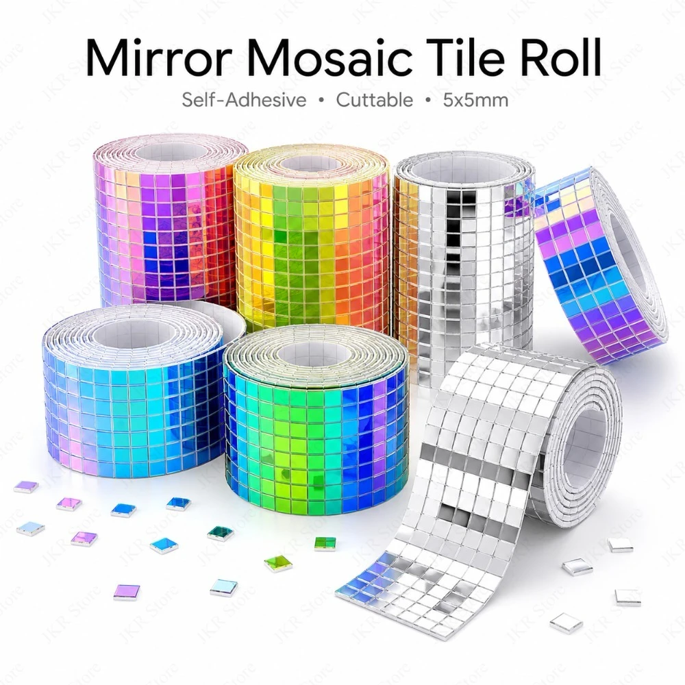 Mini Square Mirror Mosaic Tile - Wedding Bathroom Supply Kit recension och pris