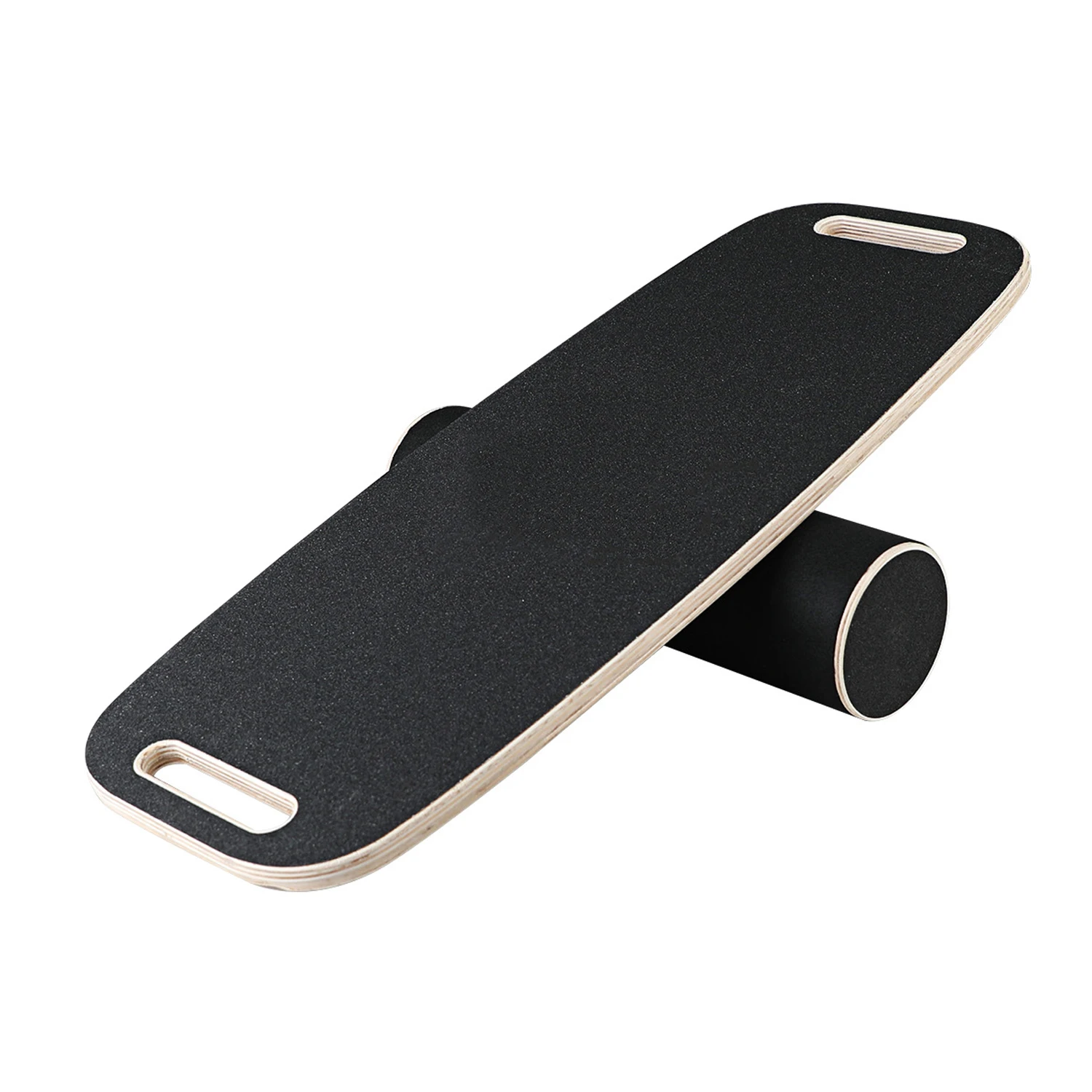 Wooden Balance Board Trainer Roller Board for Snowboard, Surf, Hockey Training More -Balancing Exercise Fitness Equipmentpromote