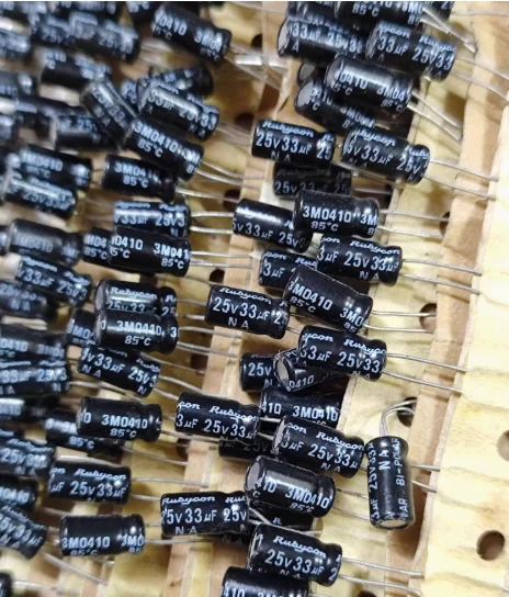 30pcs/lot Original Japanese Rubycon 25V 33UF BP NA 5X11mm non-polar electrolytic capacitor free shipping