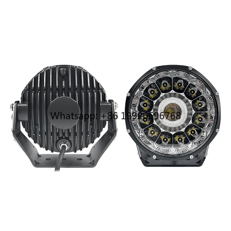 

New 50W Off-road 4x4 7 Inch White Spotlight DRL Projector Laser LED Work Driving Light P67 Waterproof Aluminum Alloy for Car