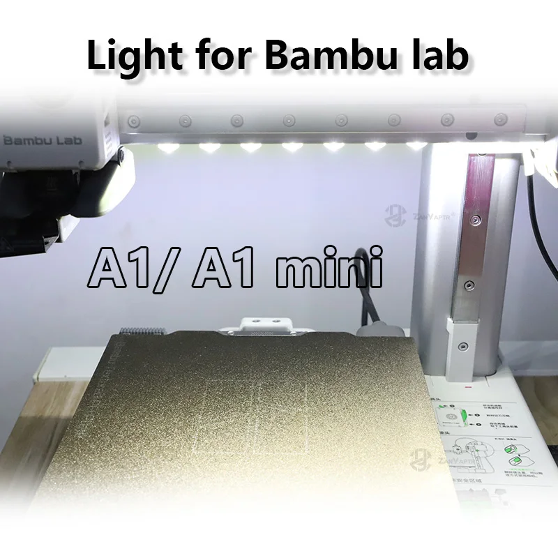 Lampu Led mini, untuk Bambu Lab A1/A1 Strip lampu Led mini Ra95 24V Super terang Bambulab Printer 3D A1mini pcessories